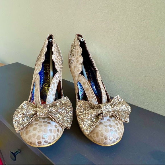 Irregular Choice Curtain Call Gold - Picture 5 of 13